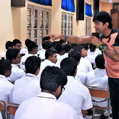 A workshop against addiction at Delhi Public School, Durgapur